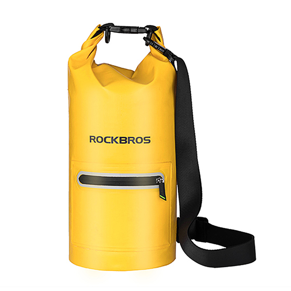 Waterproof dry bag storage bag with front zipper pocket