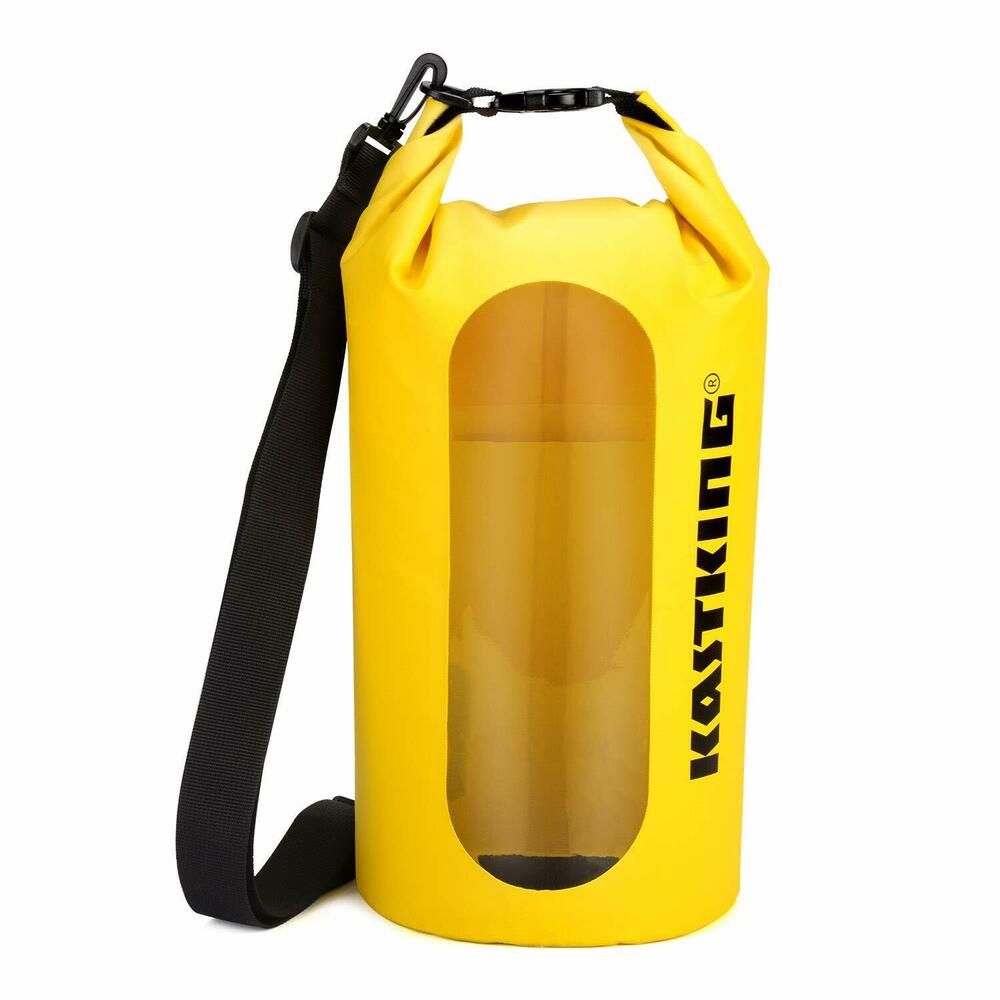 Waterproof dry bag storage bag with clear window