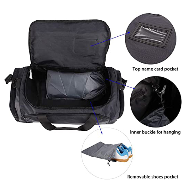 21 Inch Sports Gym Bag with Wet Pocket Travel Duffel Bag for Men and Women2 (3)