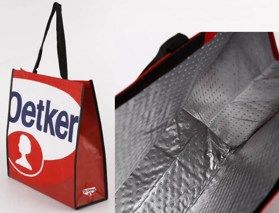 PP woven cooler tote bag
