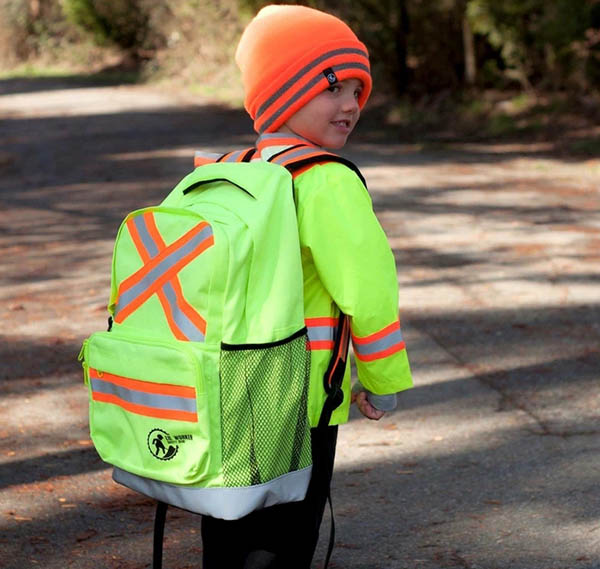 Heavy Duty High Visibility Industrial Backpack Hi-Viz Backpack3